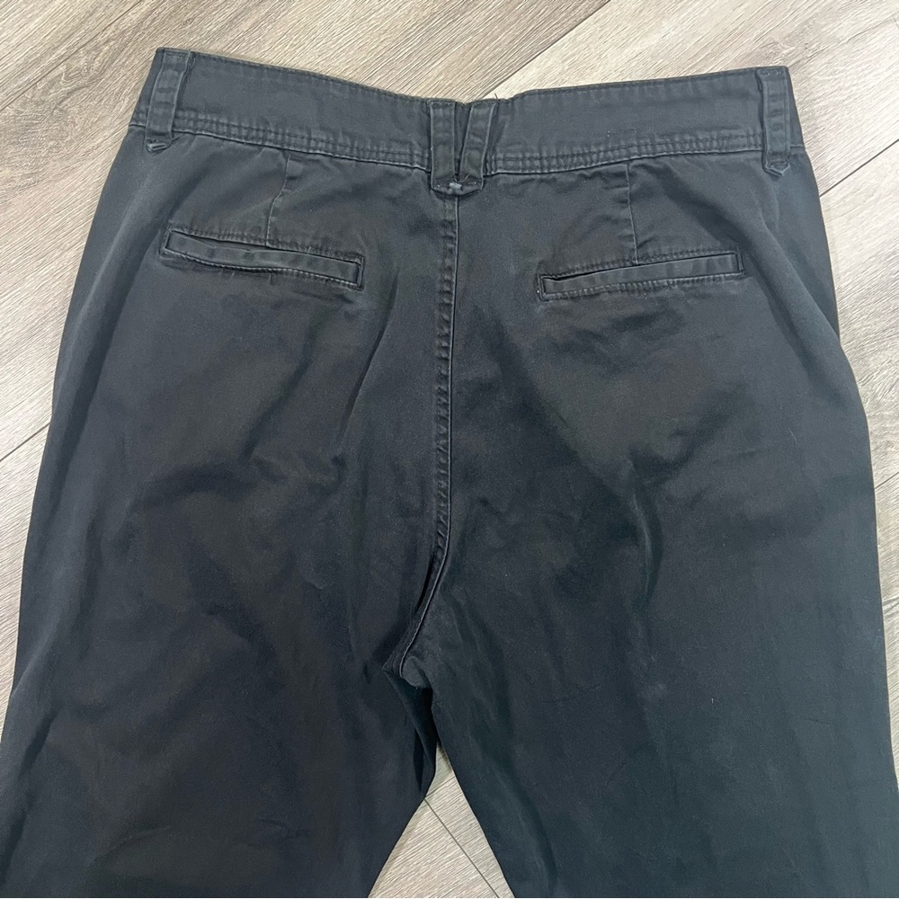 Riders by Lee Curvier Casual Dress Work Black Pants Size 16 M Chino Trousers - Picture 4 of 10